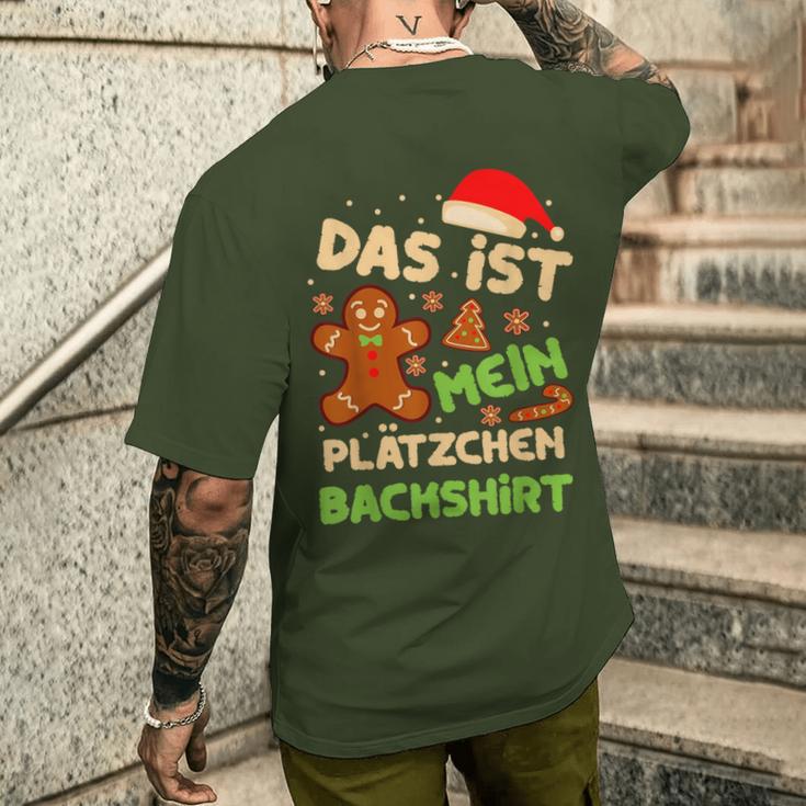 Das Ist Mein Plätzchen Back Outfit Christmas T-Shirt mit Rückendruck Geschenke für Ihn