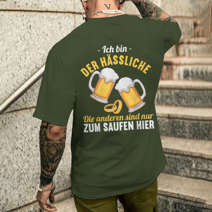 Der Ugly Heiratet Wir Saufen Jga Stag Party S T-Shirt mit Rückendruck Geschenke für Ihn