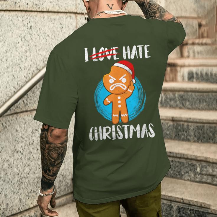 Ich Hasse Christmas Cookie Fun Christmas T-Shirt mit Rückendruck Geschenke für Ihn