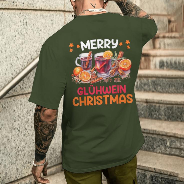 Merry Glühwein Christmas Feuerzangenpunch Christmas Market T-Shirt mit Rückendruck Geschenke für Ihn