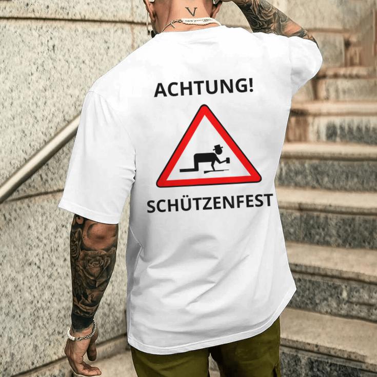 Attention Sagittarius T-Shirt mit Rückendruck Geschenke für Ihn