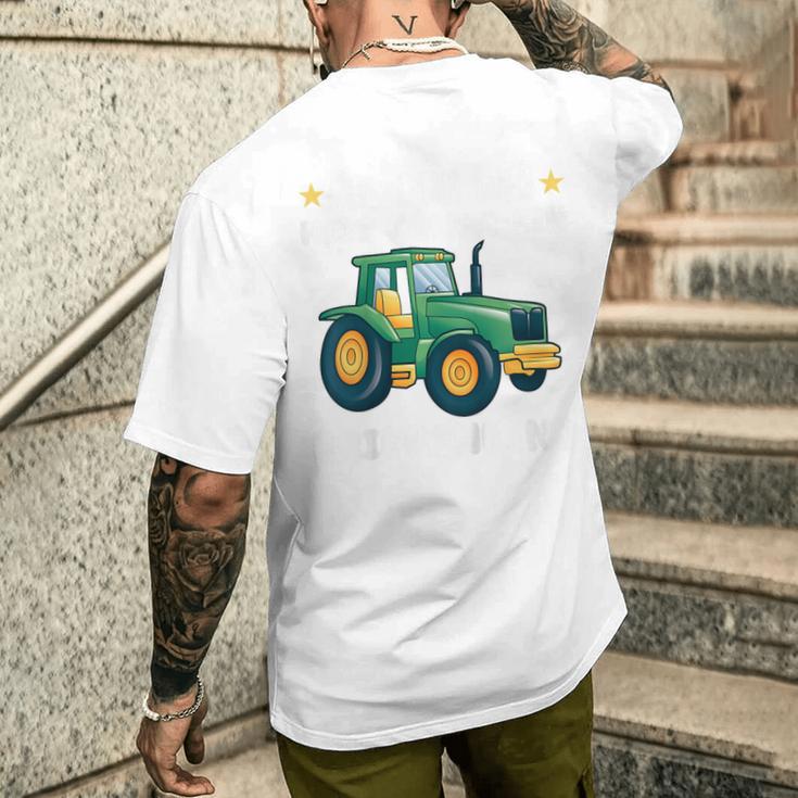 Aus Dem Weg Hier Kommt Ein Krippenkind Tractor T-Shirt mit Rückendruck Geschenke für Ihn