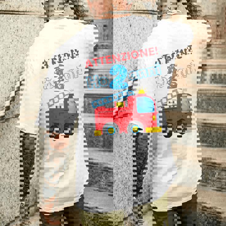 Bambino Ho 2 Anni Compleanno Ragazzi Bambino Uomo Maschio Ragazzo T-shirt da uomo con stampa posteriore Regalos para él