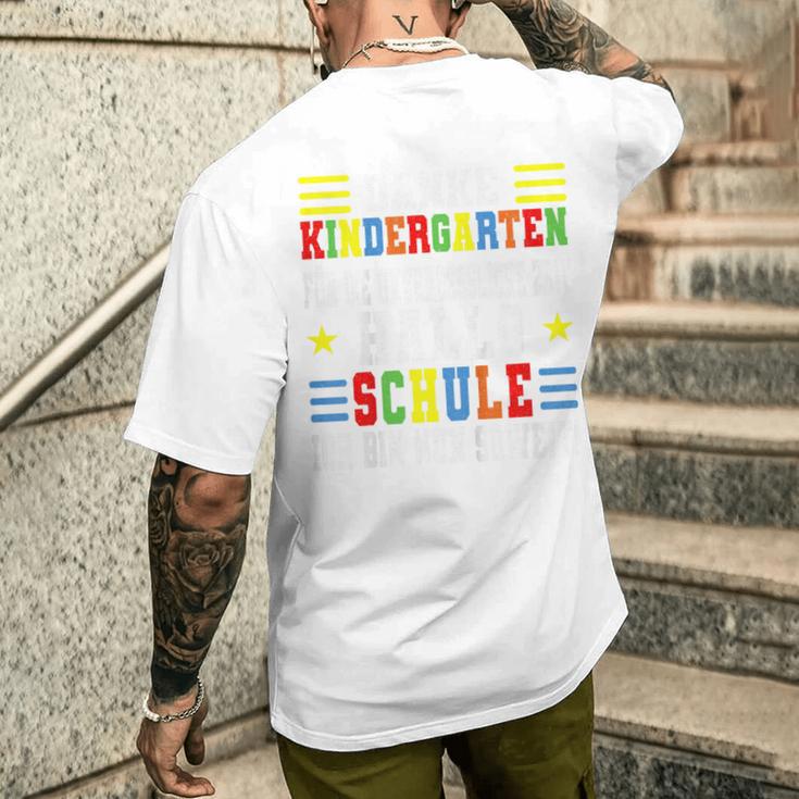 Children's Danke Kindergarten Für Die Unvergessliche Zeit Hello Schule T-Shirt mit Rückendruck Geschenke für Ihn