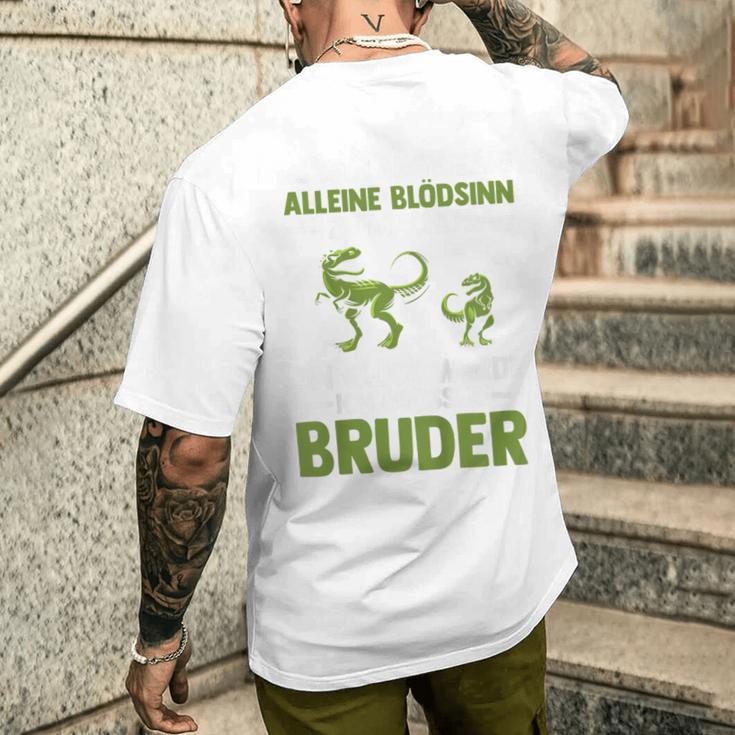 Children's Ein Glück Werde Ich Großer Bruder Dinosaur T-Shirt mit Rückendruck Geschenke für Ihn