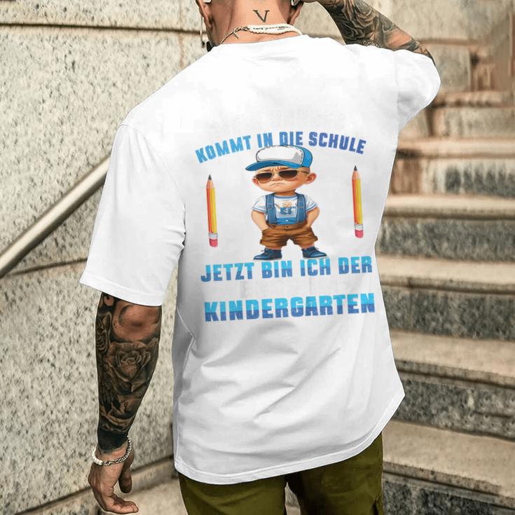 Children's Mein Bruder Kommt In Die Schule Boss Im Kindergarten T-Shirt mit Rückendruck Geschenke für Ihn