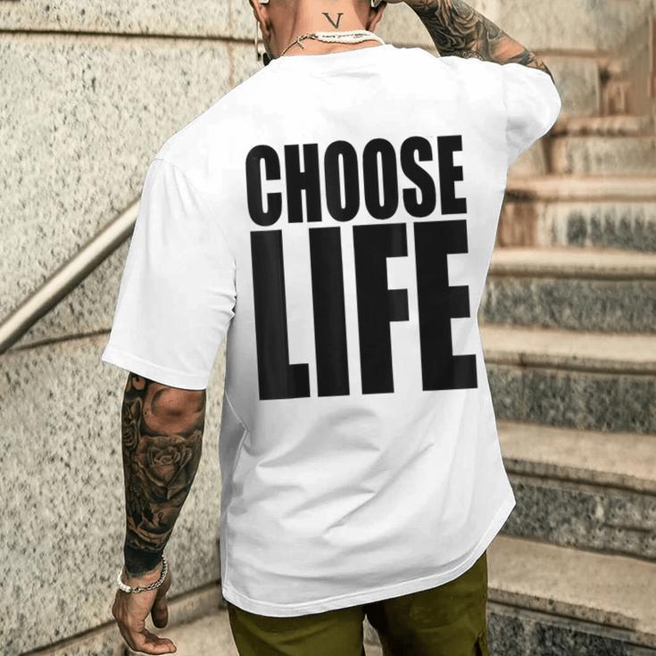 Choose Lifeintage 80S Wählen Sie Lifeintage 80Er Jahre T-Shirt mit Rückendruck Geschenke für Ihn