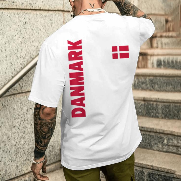 Denmark Fan T-Shirt mit Rückendruck Geschenke für Ihn