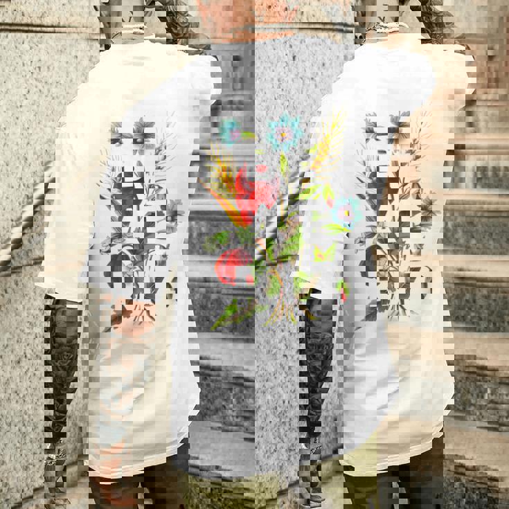 Diseño Flores Con El Nombre De Beatriz Camiseta Hombre