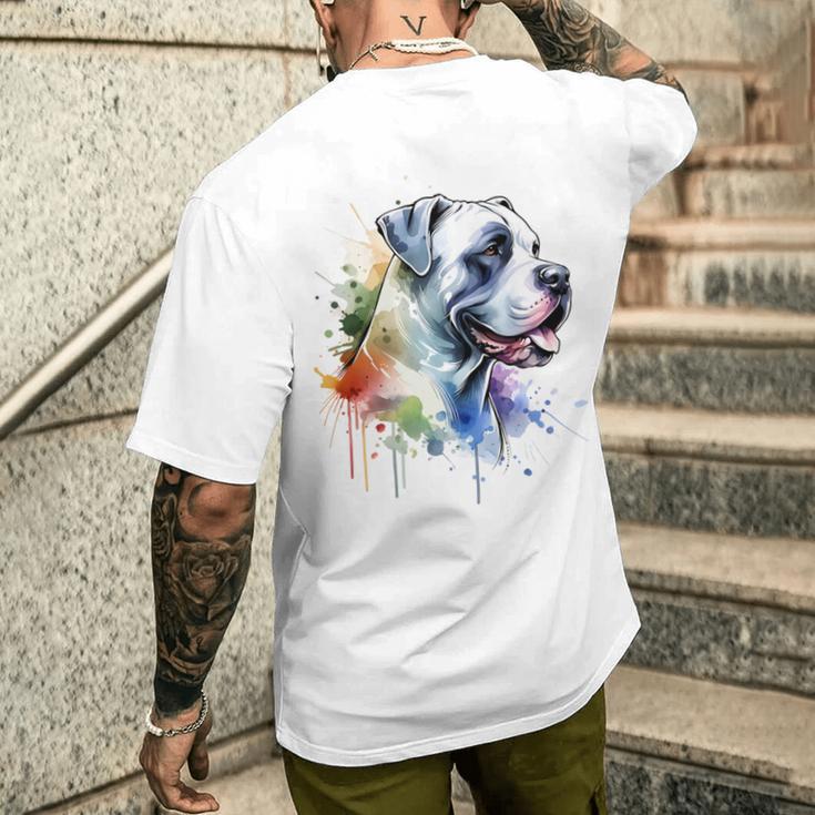 Dogo Argentino T-Shirt mit Rückendruck Geschenke für Ihn