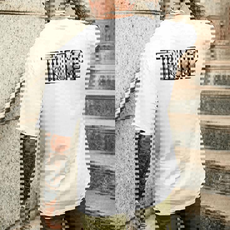 Donald Trump 2024 4 De Julio EeUu Para Partidario De Losotantes De Trump Manga Raglan Camiseta Hombre Estampado Espalda Regalos para él
