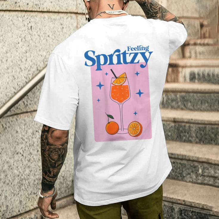 Feeling Spritzy X Hallöchen Aperölchen Spritz Stars T-Shirt mit Rückendruck Geschenke für Ihn