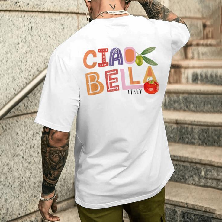 Ciao Bella Italian Garden T-Shirt mit Rückendruck Geschenke für Ihn