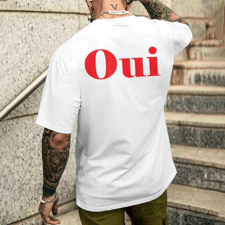 Oui France Paris T-Shirt mit Rückendruck Geschenke für Ihn