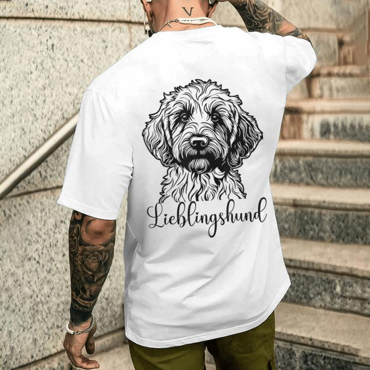 Goldendoodle Dog T-Shirt mit Rückendruck Geschenke für Ihn