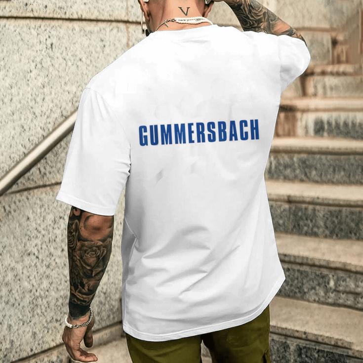 Gummersbach Handball Team Club Fan Nrw Blue Blue T-Shirt mit Rückendruck Geschenke für Ihn