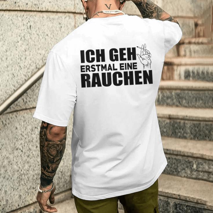 Ich Geh Erstmal Eine Smochen Ich T-Shirt mit Rückendruck Geschenke für Ihn