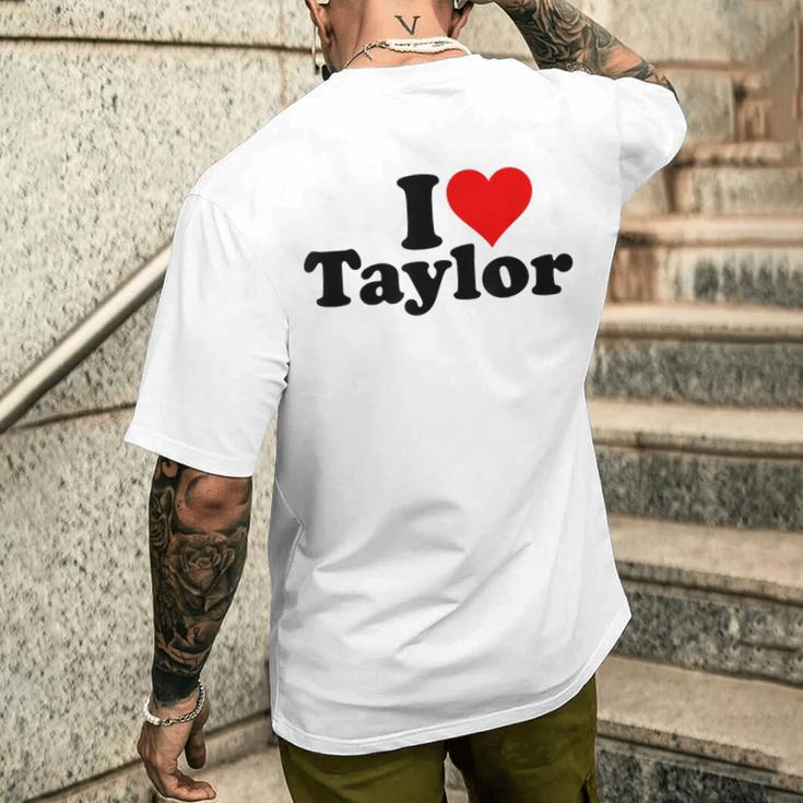 Ich Liebe Taylor T-Shirt mit Rückendruck Geschenke für Ihn