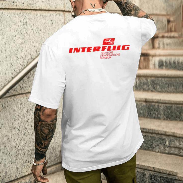 Interflug T-Shirt mit Rückendruck Geschenke für Ihn