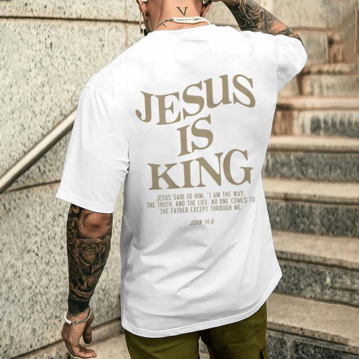 Jesus Is King Jesus John 14 T-Shirt mit Rückendruck Geschenke für Ihn