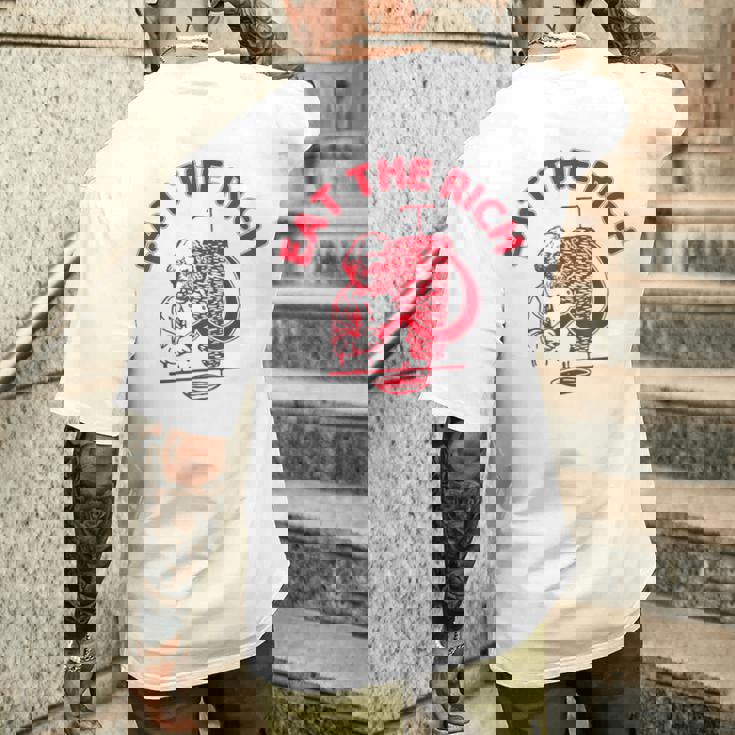 Karl Marx Eat Doner Kebab Rich Socialisme T-shirt imprimé au dos Cadeaux pour lui