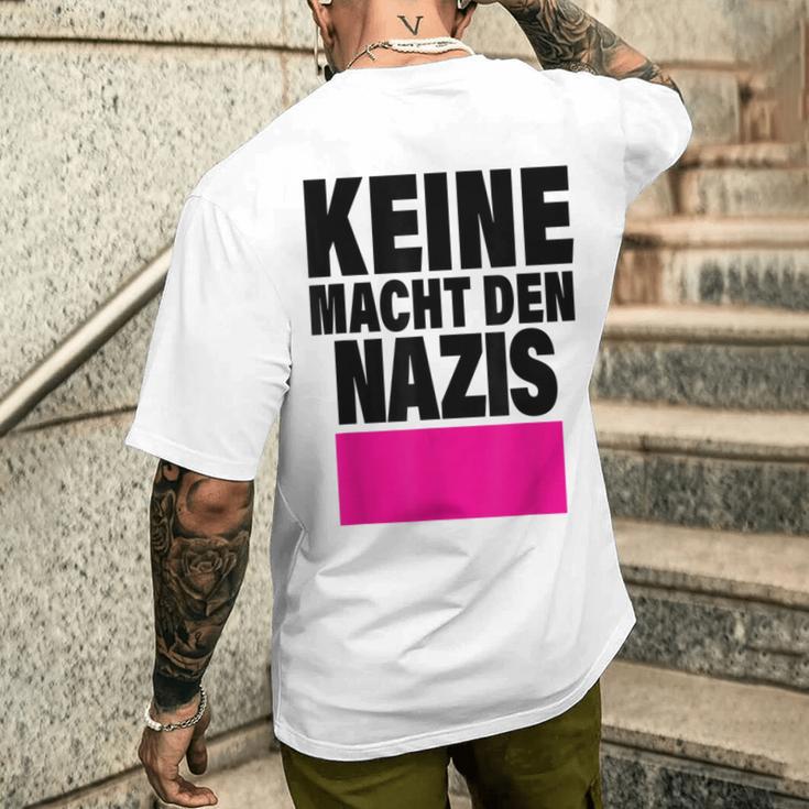 Keine Macht Den S Anti Rassismus Nzs Rechtsextemismus T-Shirt mit Rückendruck Geschenke für Ihn