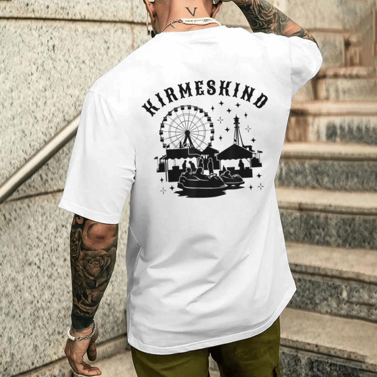 For Kirmeskind Fairolksfest Rummelplatzillage Festival T-Shirt mit Rückendruck Geschenke für Ihn