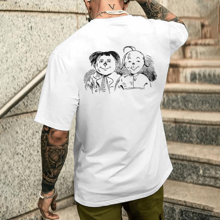 Max And Moritz T-Shirt mit Rückendruck Geschenke für Ihn