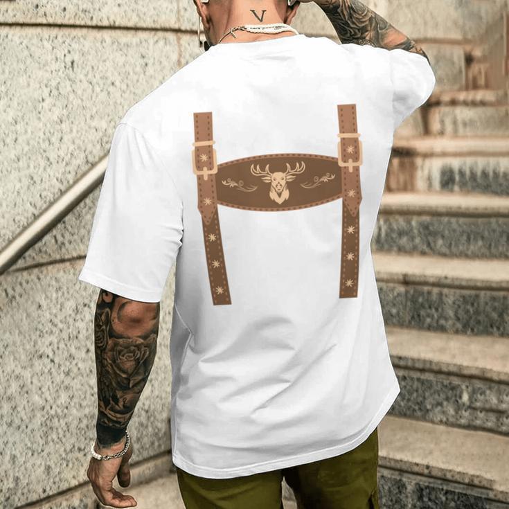 Mei Lederhosn Is In Da Wäsch Lederhosen Replacement Lederhosen T-Shirt mit Rückendruck Geschenke für Ihn