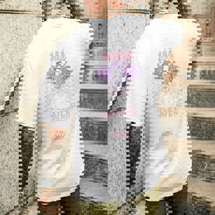 Motera Mamá Moteraintage Manga Larga Camiseta Hombre Estampado Espalda Regalos para él