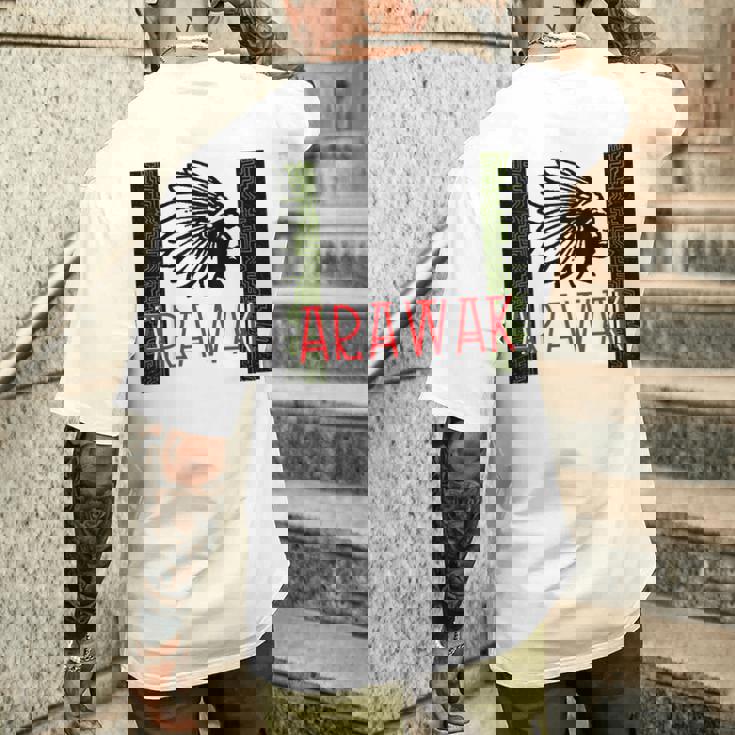 Nation Arawak Indigène Amérindien Coiffe T-shirt imprimé au dos Cadeaux pour lui