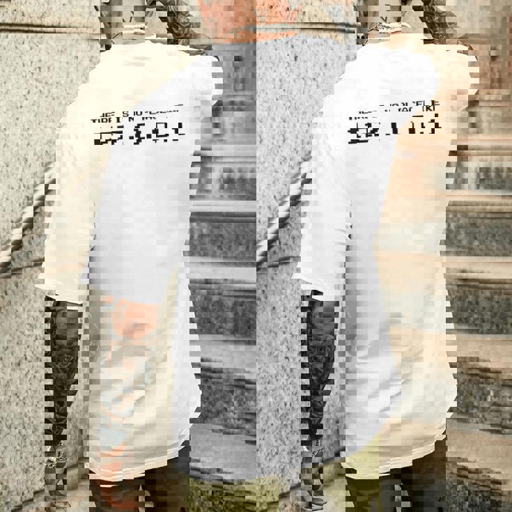 There Is No Place Like 127001 Home Programmatore T-shirt da uomo con stampa posteriore Regalos para él
