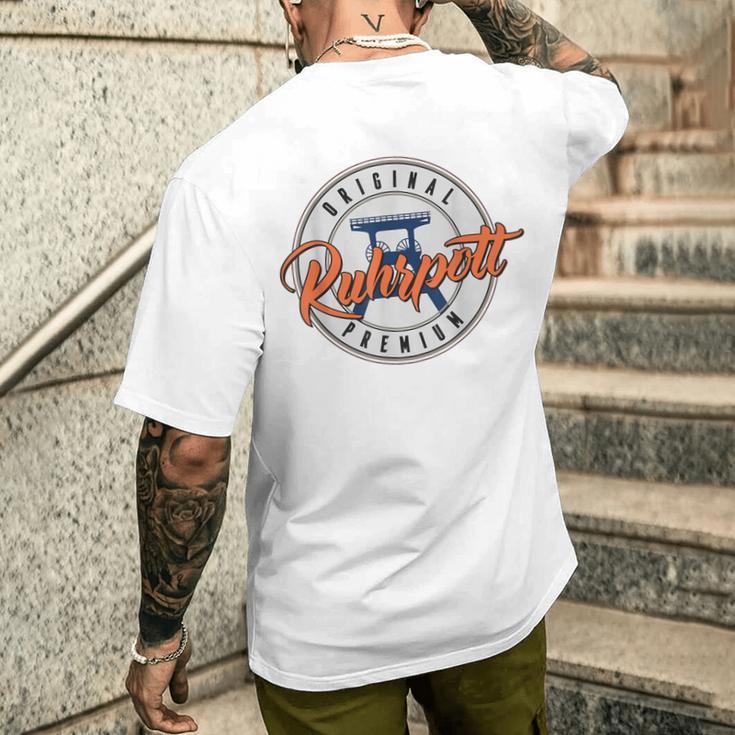 Retrointage Ruhrpott T-Shirt mit Rückendruck Geschenke für Ihn