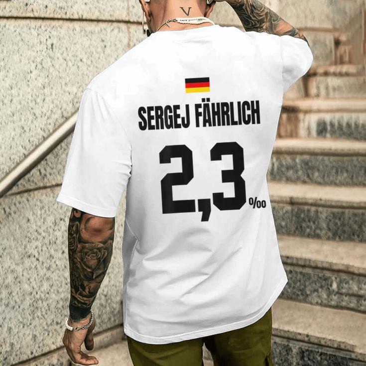 Sergej Fährlich Sauftrikot X Malle Party Trikot Deutschland T-Shirt mit Rückendruck Geschenke für Ihn