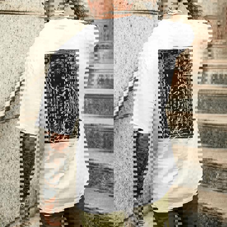 Sintetizzatoreintage Synth T-shirt da uomo con stampa posteriore Regalos para él