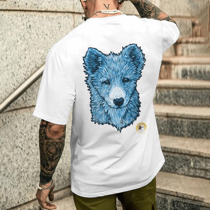 Smeura Dog Puppy T-Shirt mit Rückendruck Geschenke für Ihn