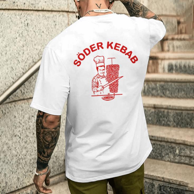 Söder Kebab T-Shirt mit Rückendruck Geschenke für Ihn