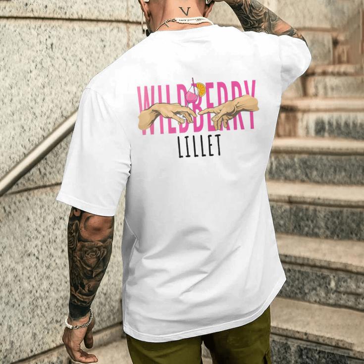 Summer Sun And Wildberry Lillet T-Shirt mit Rückendruck Geschenke für Ihn