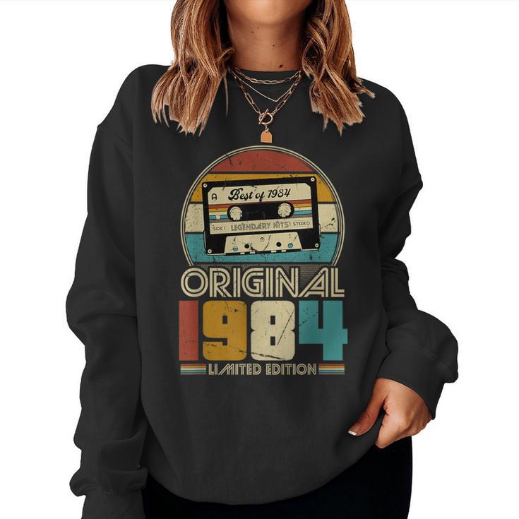 1984Intage Birthday Retrointage S Sweatshirt Frauen