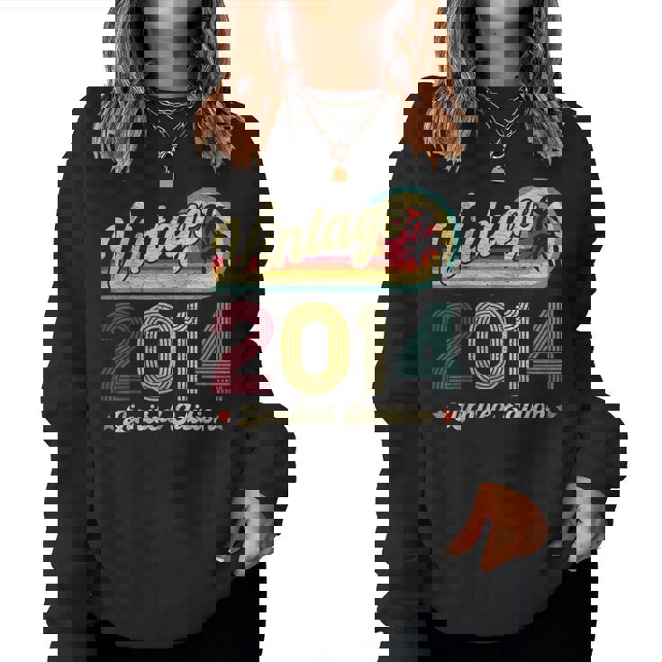 2014 10 Anni Compleanno Ragazzo Ragazza Regalo Divertente Women Sweatshirt