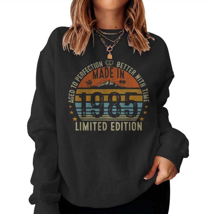39Th Birthday Vintage 1985 Limited Edition Women Sweatshirt