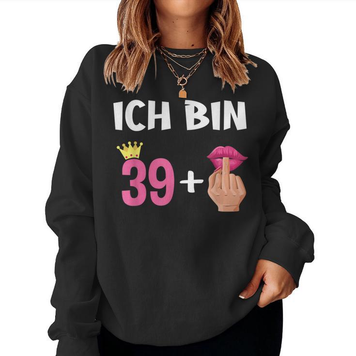 Alte Schachtel Ich Bin 39 Plus 40Th Birthday S Sweatshirt Frauen