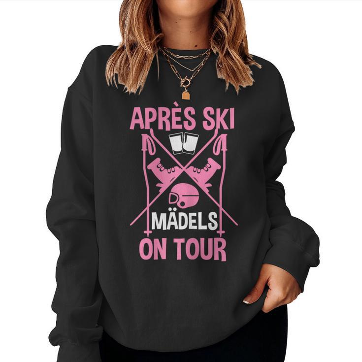 Après Ski Girls On Tour Winter Sport Skier Women's Sweatshirt Frauen