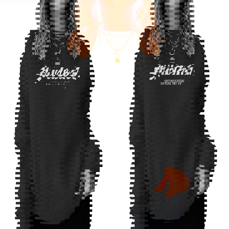 Arrivederci Recuerdos De Italia Cuello Sudadera Mujer
