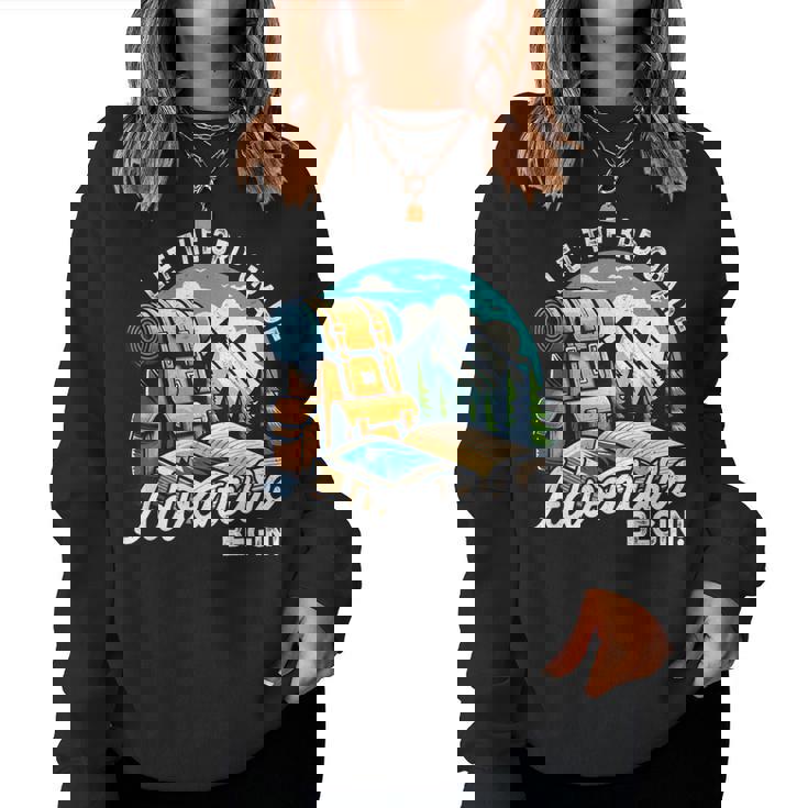 Back To School Let The 3Rd Grade Adventure Begin Women Sweatshirt
