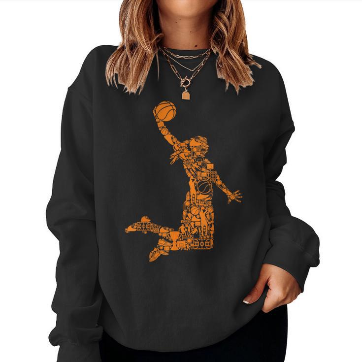 Basketball Basketball Girl's Women's Sweatshirt Frauen