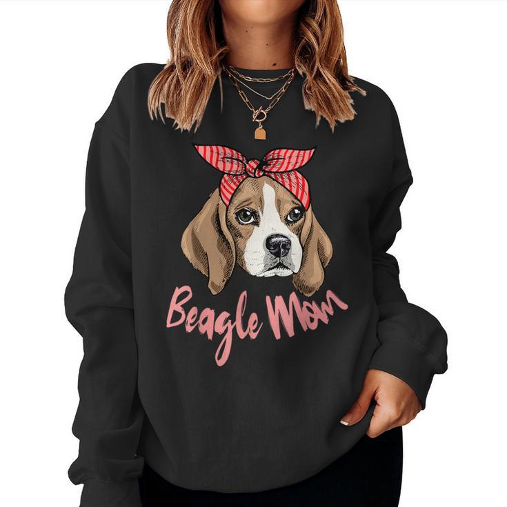 Beagle Mom Dog Beagle Sweatshirt Frauen