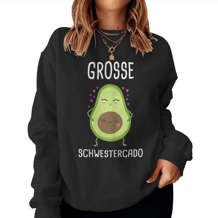 Big Sister Cado Avocado Sister Sweatshirt Frauen