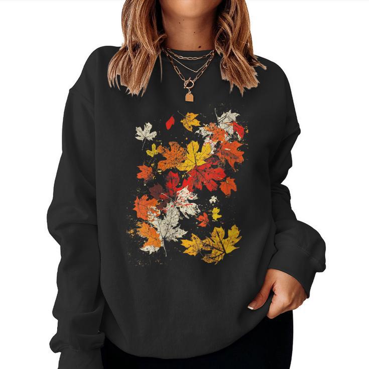 Sweat à Capuche Camouflage Feuille D'érable Pour Filles - Taille Oversize, Manches Longues, Poche Kangourou