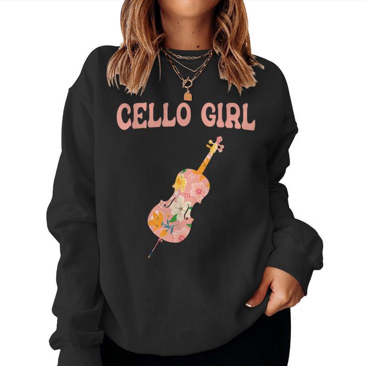 Cello Girl Cello Playerioloncello Cellist S Sweatshirt Frauen